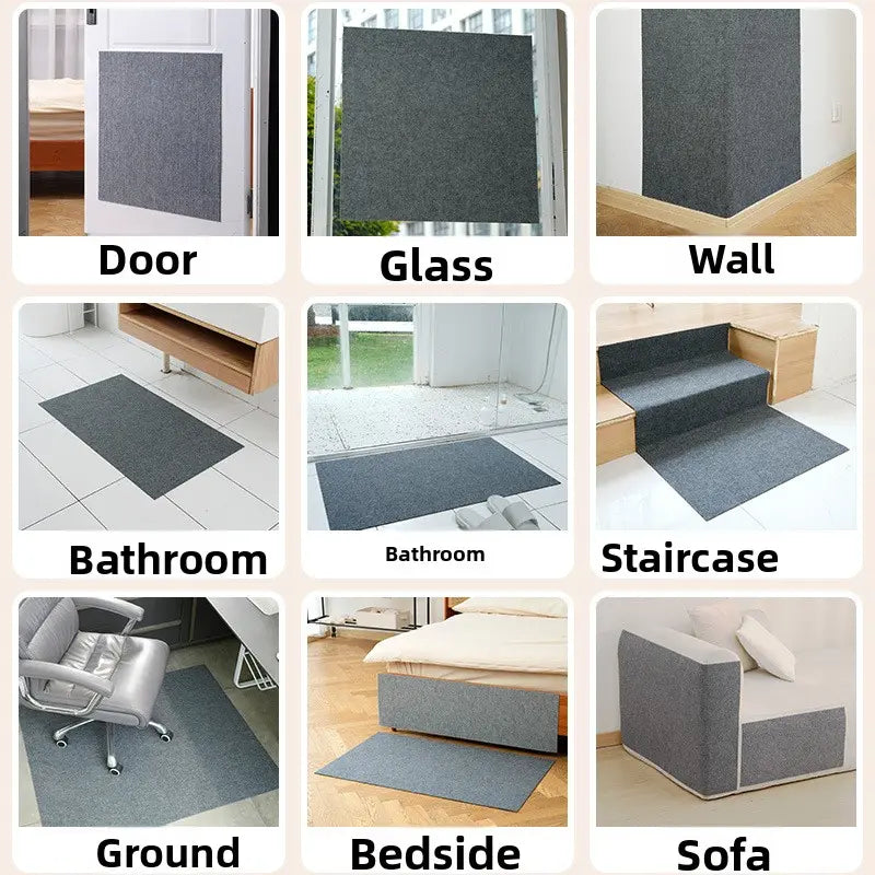 Cat Scratch Furniture Protector, Self-Adhesive Anti-Scratch Cat Couch Protector, Durable Trimmable Cat Scratching Pad for Sofa, Wall, Door, Stop Cat Scratching Damage