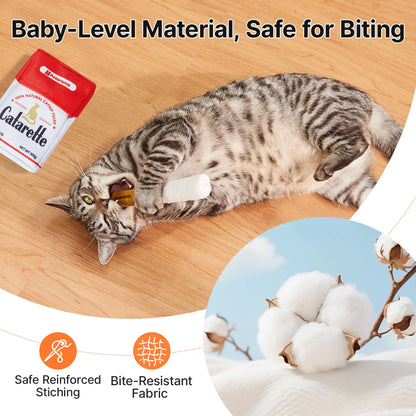 Potaroma Cat Toys Natural Silvervine – Baby-Grade Interactive Chew Kicker Toys for Indoor Cats & Kittens – Boredom & Stress Relief #Summervibes #Petlovers