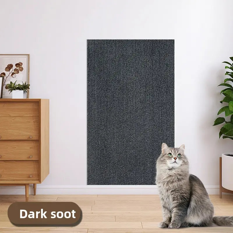 Cat Scratch Furniture Protector, Self-Adhesive Anti-Scratch Cat Couch Protector, Durable Trimmable Cat Scratching Pad for Sofa, Wall, Door, Stop Cat Scratching Damage