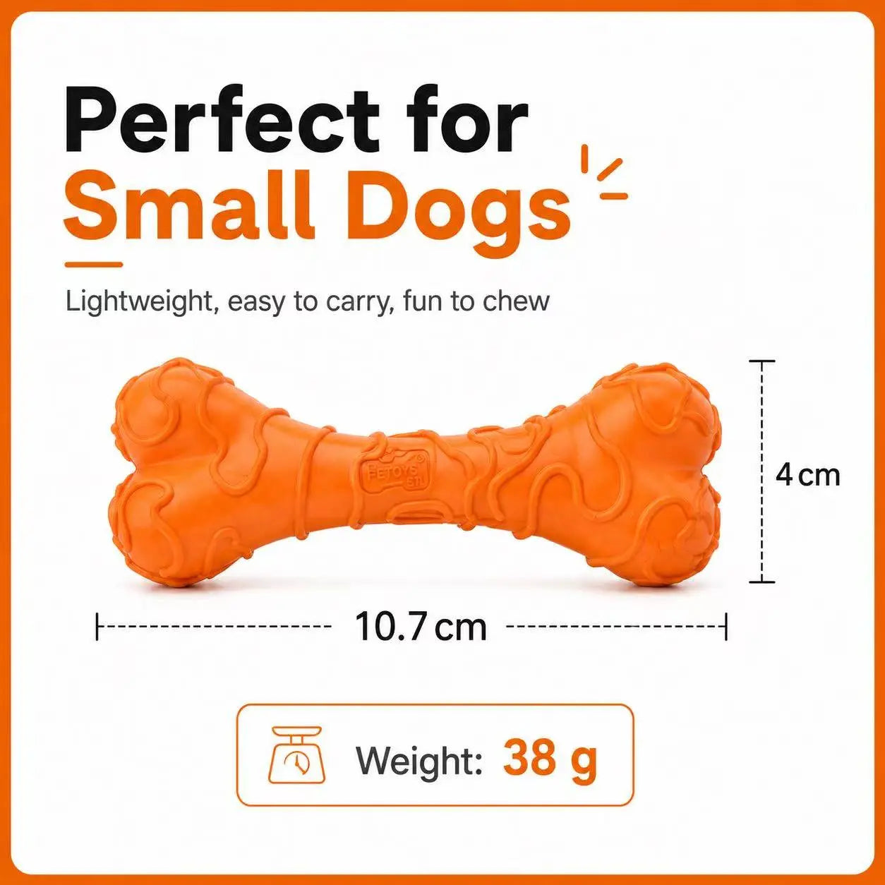 Tiny Canine Chewzilla: The Orange Toothbrush That Barks Back!