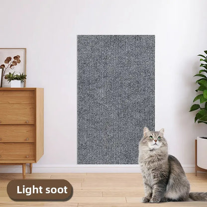 Cat Scratch Furniture Protector, Self-Adhesive Anti-Scratch Cat Couch Protector, Durable Trimmable Cat Scratching Pad for Sofa, Wall, Door, Stop Cat Scratching Damage
