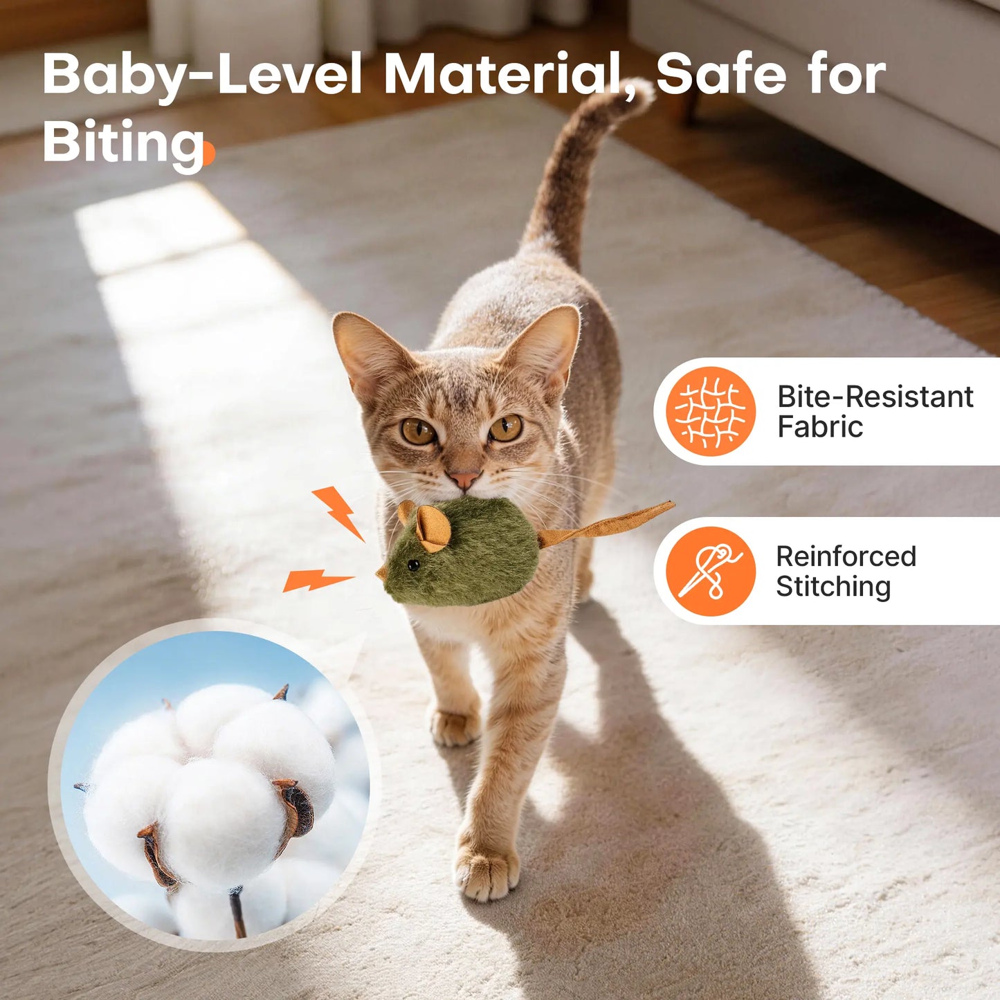 Squeaky Snack Attack: The Purr-fect Plush Mice Trio for Feline Fun - Because Every Cat Deserves a Chewable Playmate! #MiceToMeetYou #CatnipComedy