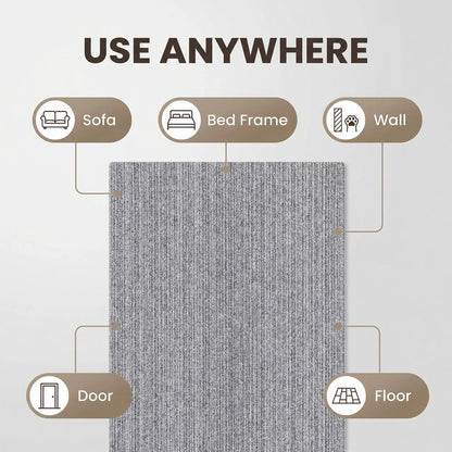 Cat Scratch Furniture Protector, Self-Adhesive Anti-Scratch Cat Couch Protector, Durable Trimmable Cat Scratching Pad for Sofa, Wall, Door, Stop Cat Scratching Damage