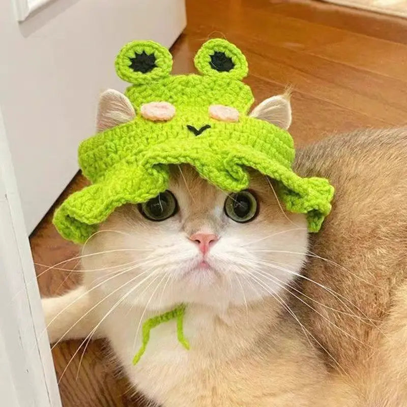 Furry Feline & Canine Costume Cap: The Purr-fectly Hilarious Halloween Hat for Your Pet's Instagram Fame!