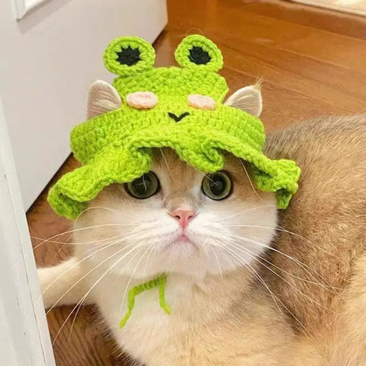 Furry Feline & Canine Costume Cap: The Purr-fectly Hilarious Halloween Hat for Your Pet's Instagram Fame!