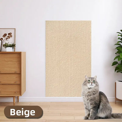 Cat Scratch Furniture Protector, Self-Adhesive Anti-Scratch Cat Couch Protector, Durable Trimmable Cat Scratching Pad for Sofa, Wall, Door, Stop Cat Scratching Damage
