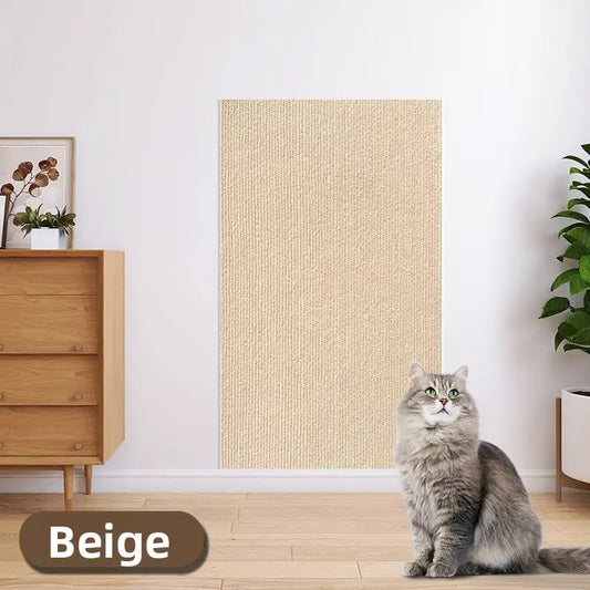 Cat Scratch Furniture Protector, Self-Adhesive Anti-Scratch Cat Couch Protector, Durable Trimmable Cat Scratching Pad for Sofa, Wall, Door, Stop Cat Scratching Damage