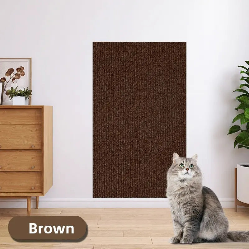 Cat Scratch Furniture Protector, Self-Adhesive Anti-Scratch Cat Couch Protector, Durable Trimmable Cat Scratching Pad for Sofa, Wall, Door, Stop Cat Scratching Damage