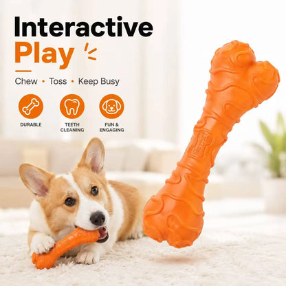 Tiny Canine Chewzilla: The Orange Toothbrush That Barks Back!